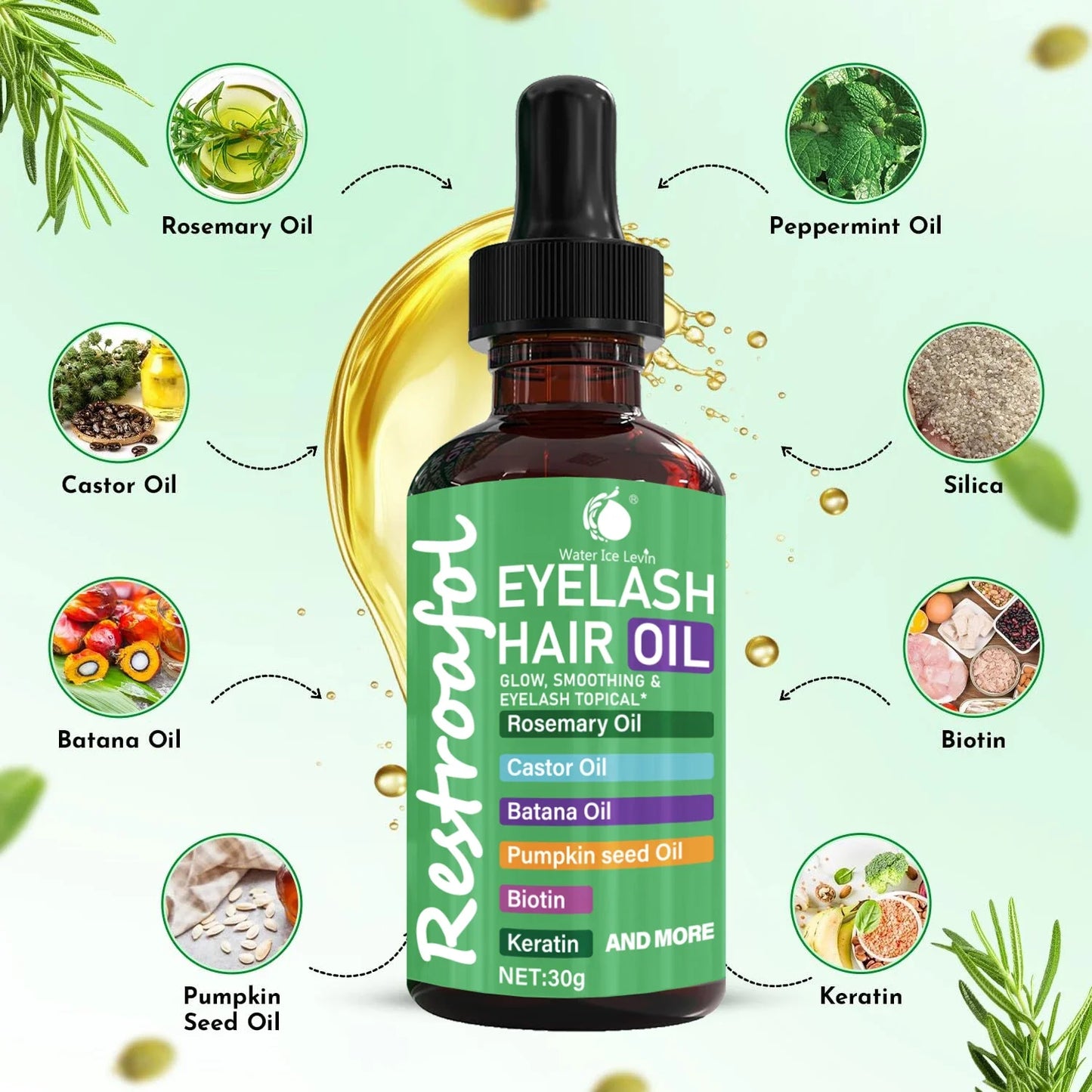 Plant-Based Castor Oil for Lashes, Hair & Nails | Moisturizing