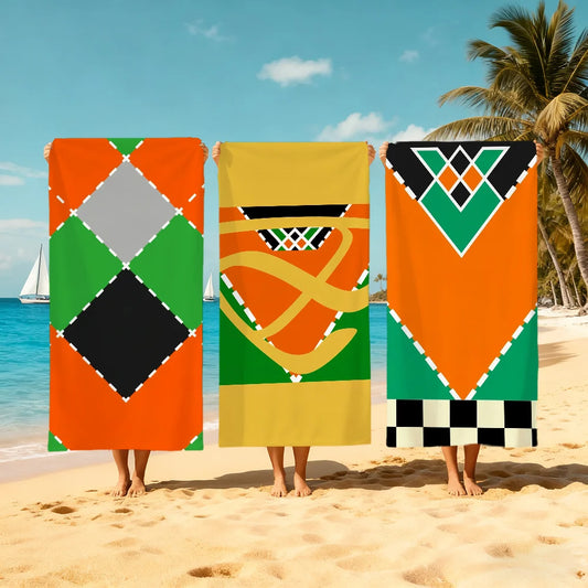 Quick-Dry Beach Towel | Soft, Absorbent Pool & Travel Towel Quick-Dry Beach Towel Peaceful Pleasures Health and Wellness