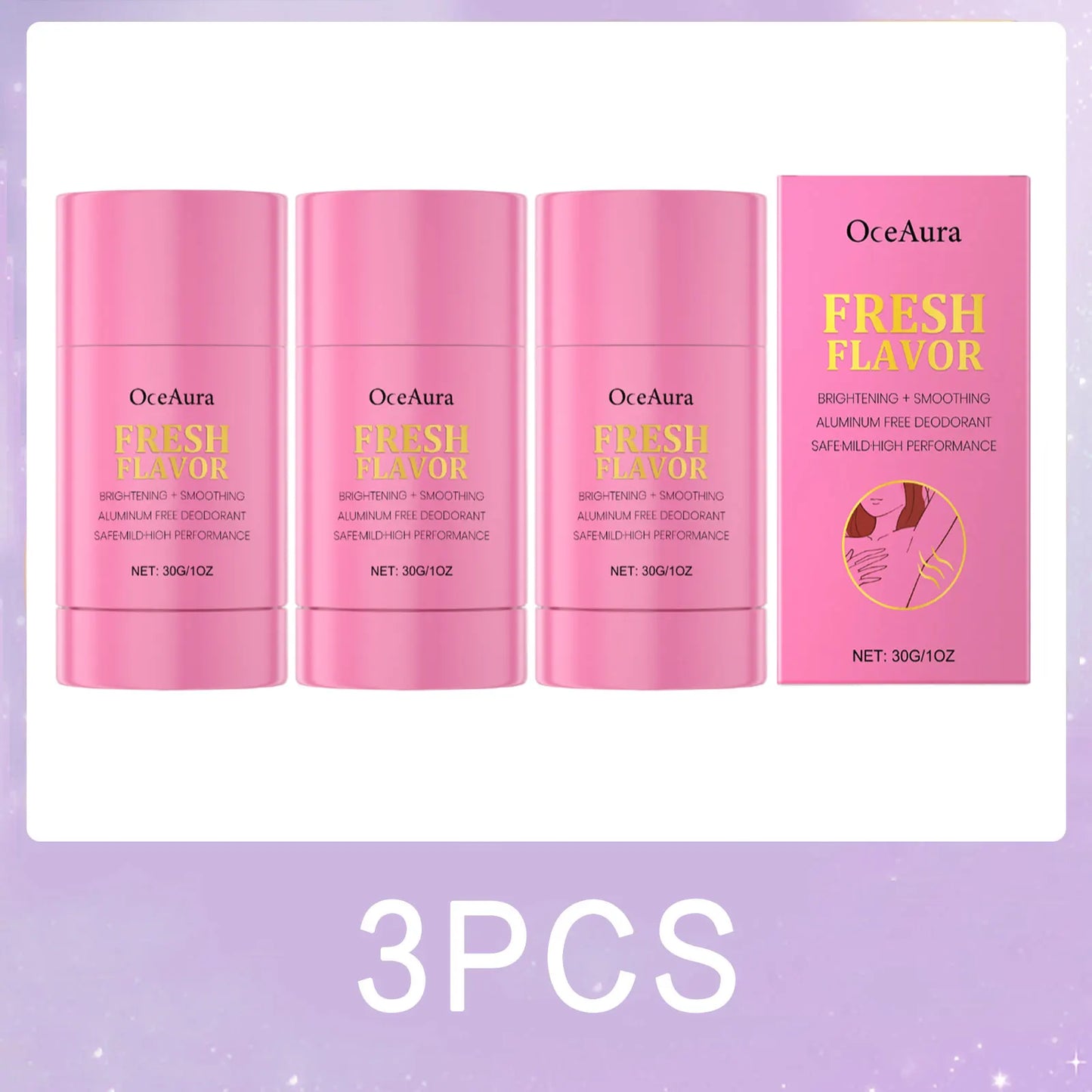 OceAura Antiperspirant Deodorant Stick | Long-Lasting Freshness 30g
