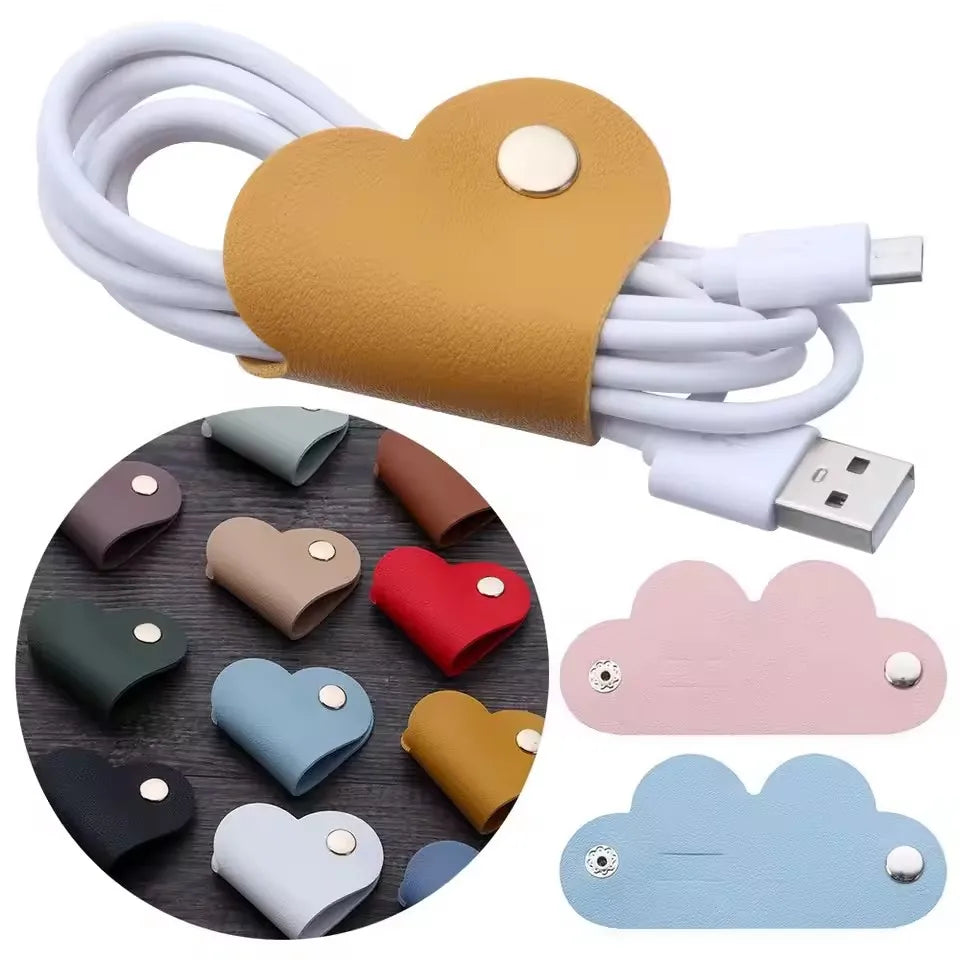 10/5/3 Pcs Charge Cable Protectors Travel Data Cord Clip Decoration Earphone Charging Cables Storage Buckle Cable Organizer Peaceful Pleasures Health and Wellness
