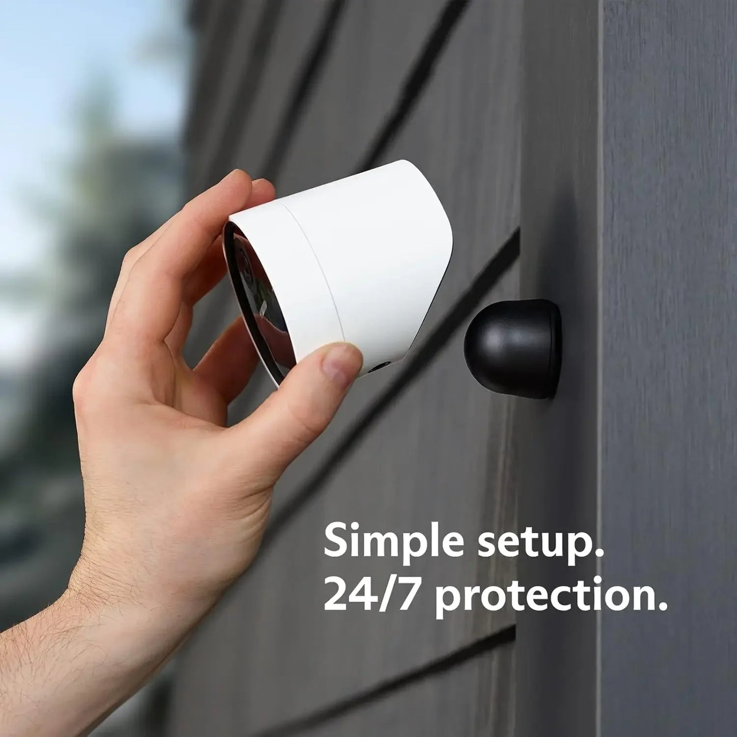 Wireless Outdoor Security Camera, 1080p HD, Motion Detection, Night Vision Peaceful Pleasures Health and Wellness