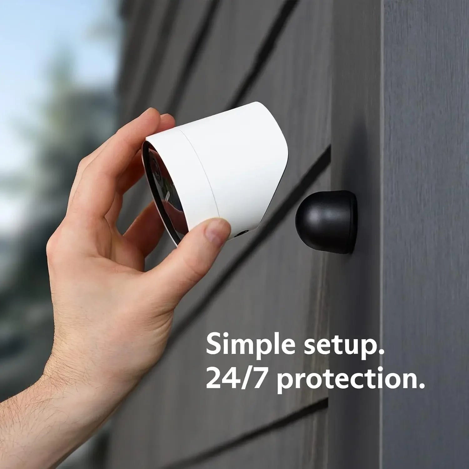 Wireless Outdoor Security Camera, 1080p HD, Motion Detection, Night Vision Peaceful Pleasures Health and Wellness