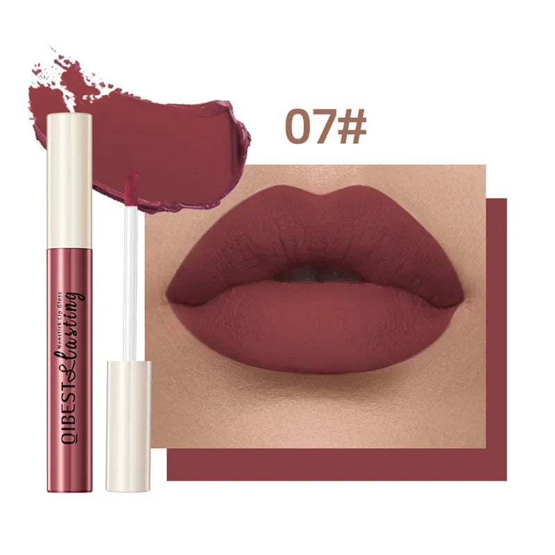 24-Color Matte Liquid Lipstick – Waterproof Velvet Lip Gloss Set