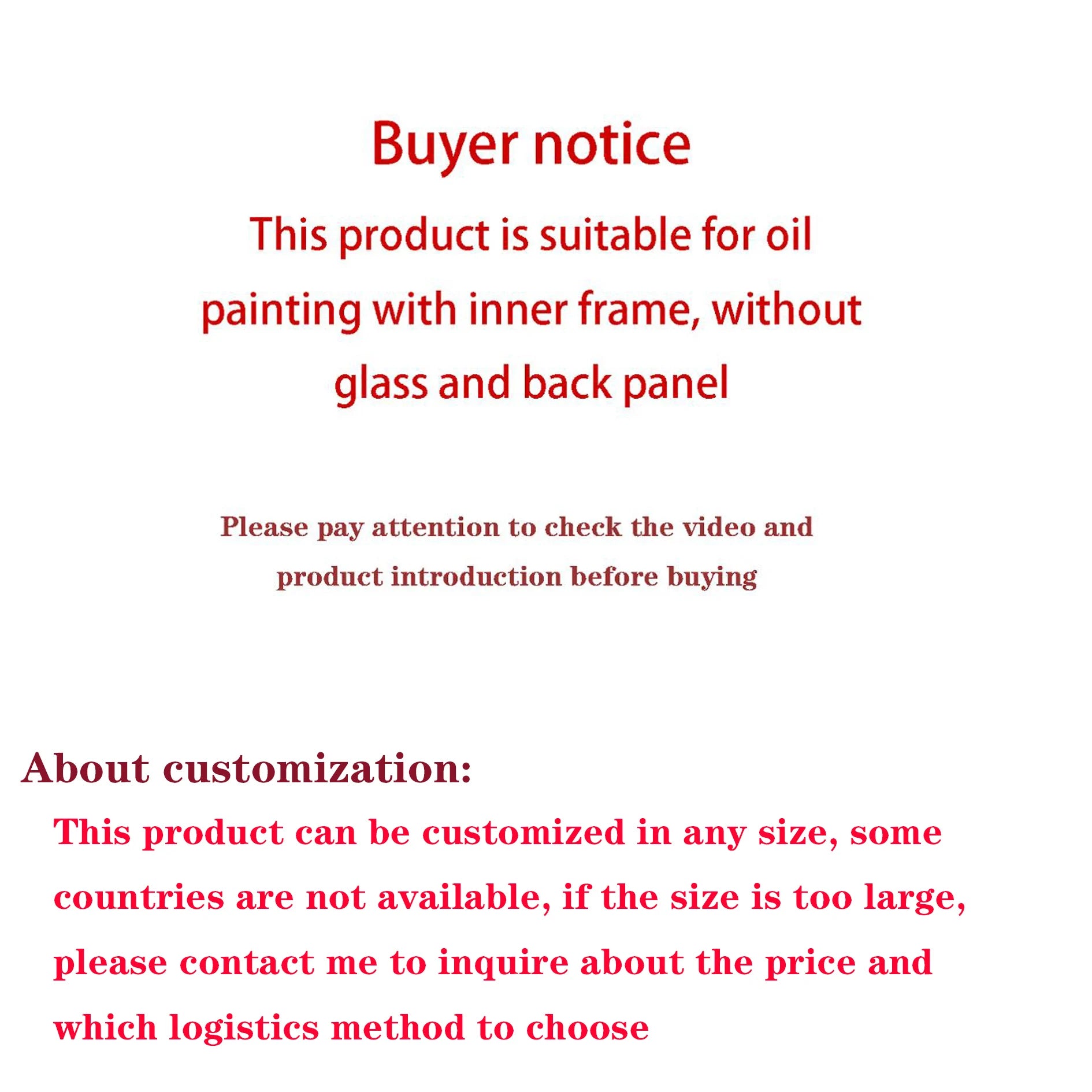 Metal material, Modern Fashion, Luxury, DIY, Large size, Aluminum Alloy, Used for Mounting Oil Paintings,Wall Art, Posters Peaceful Pleasures Health and Wellness