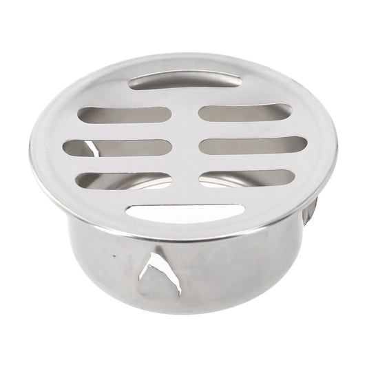Stainless Steel Floor Drain Balcony Drainage Roof Round Cover Rain Peaceful Pleasures Health and Wellness