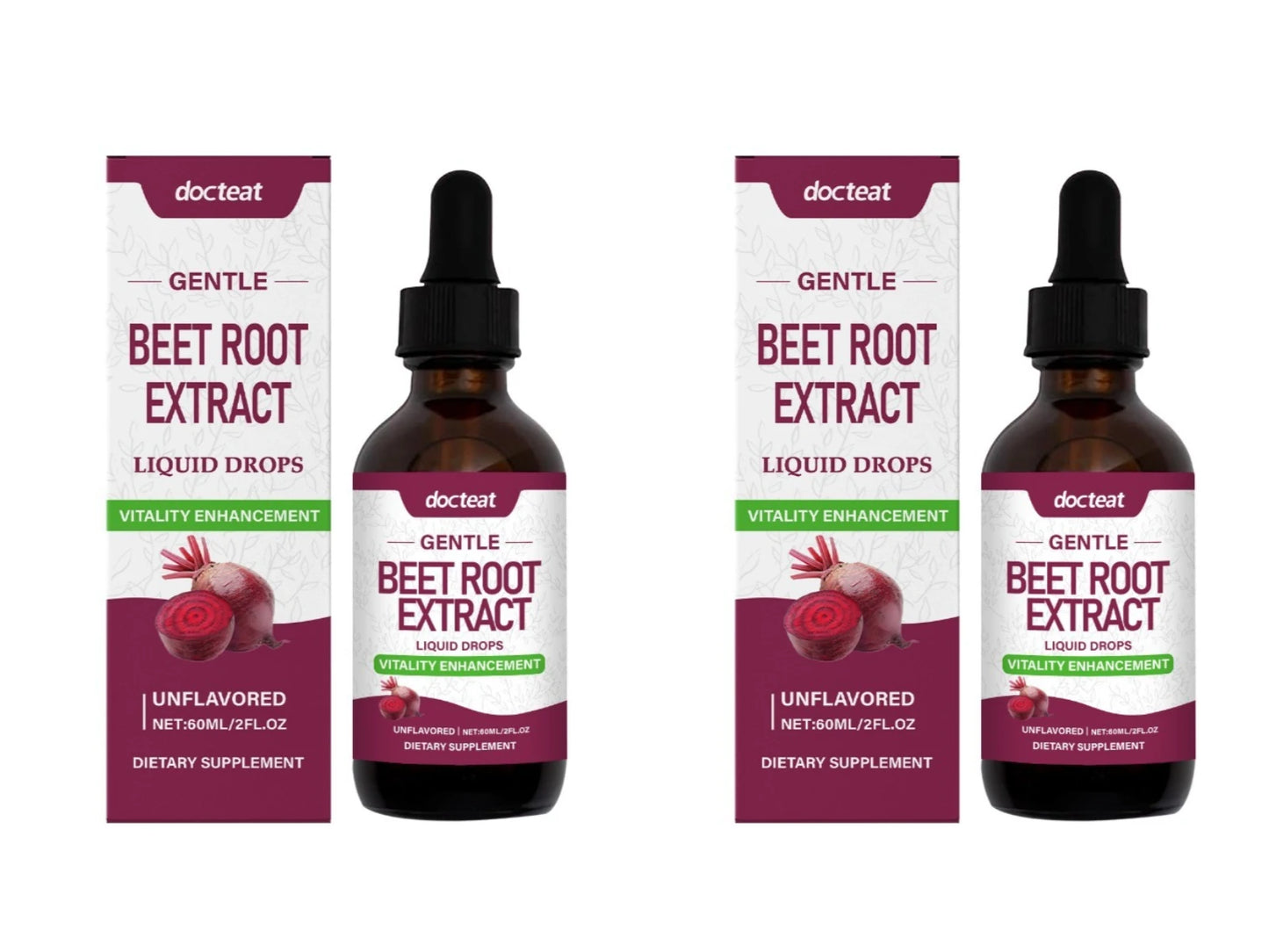 Docteat Beetroot Extract Liquid Drops Unflavored 60ml