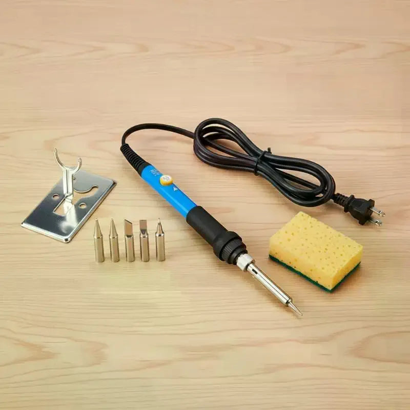 60W Adjustable Electric Soldering Iron Kit – 110V/220V