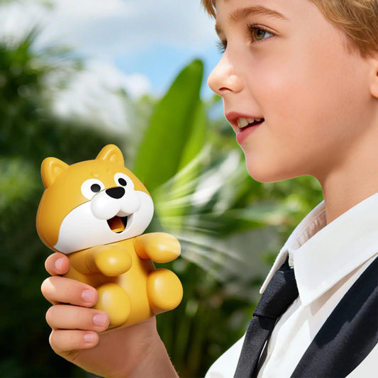 Mini Cartoon Puppy Clip-On Fan | USB Portable Desk & Cup Fan Portable Clip-On Fan Oasis Select