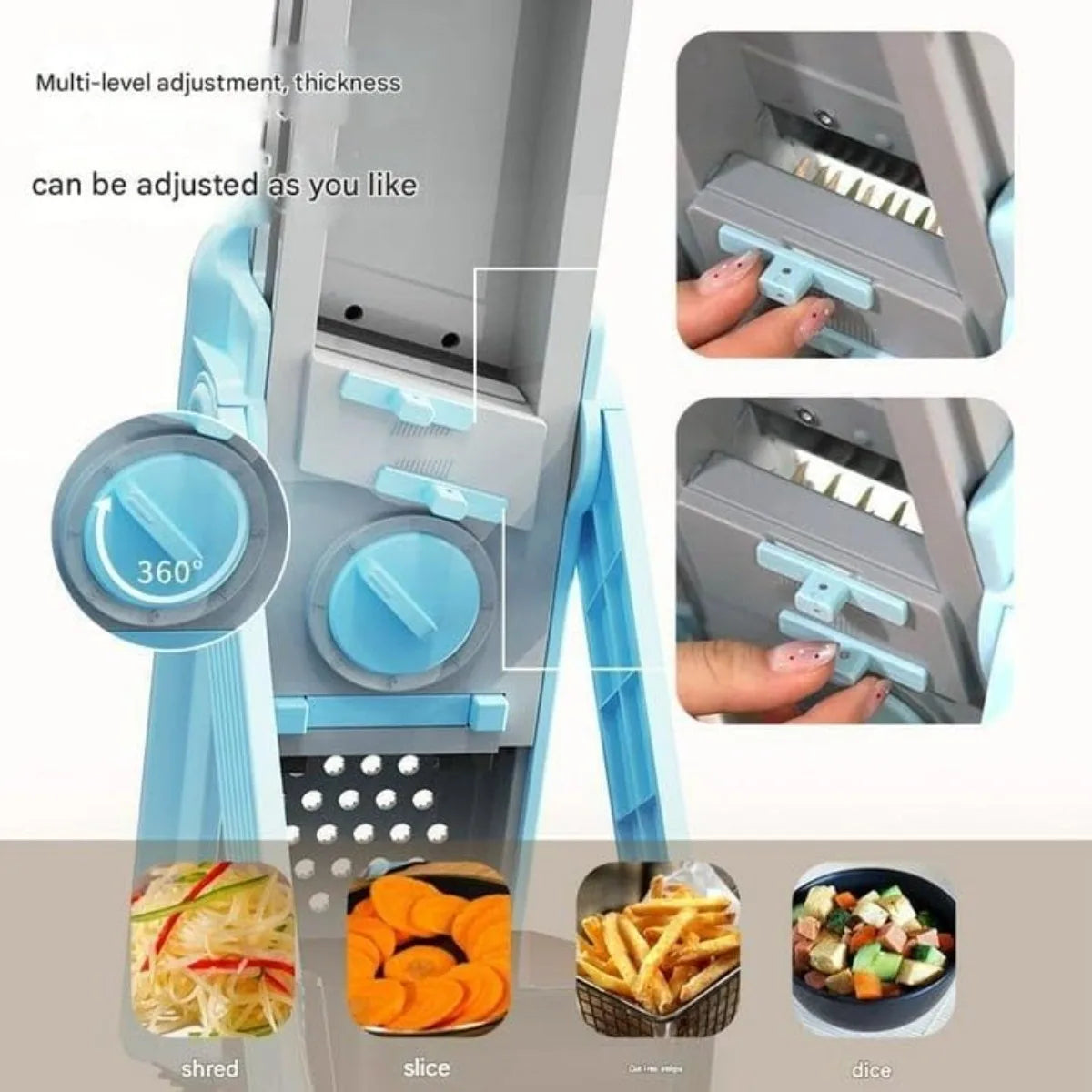 Multifunctional Vegetable Slicer, Grater & Dicer | Kitchen Tool
