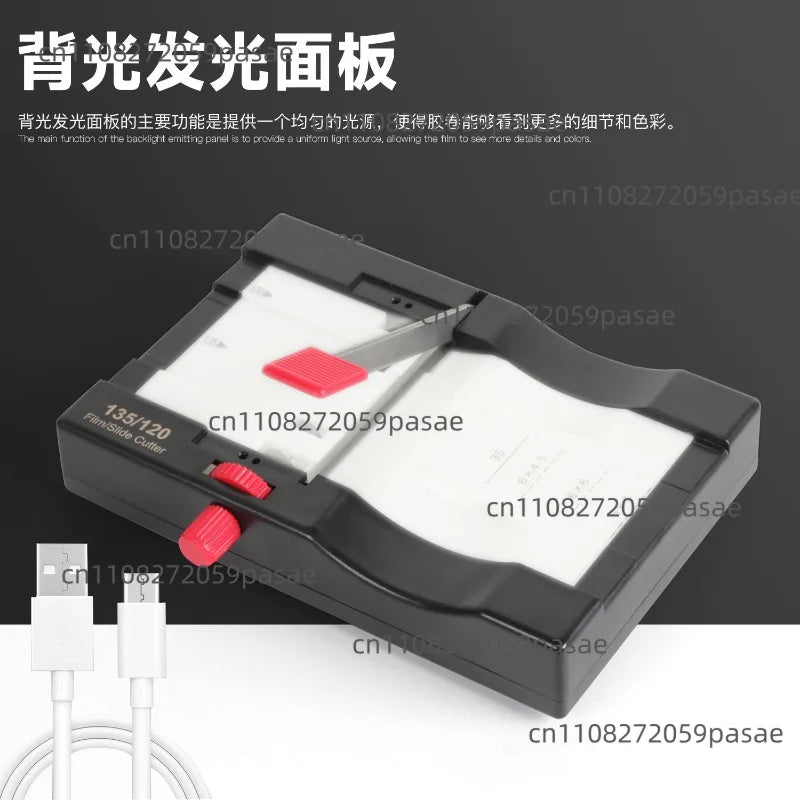 120/135 Universal Film Negative Cutter with Backlight