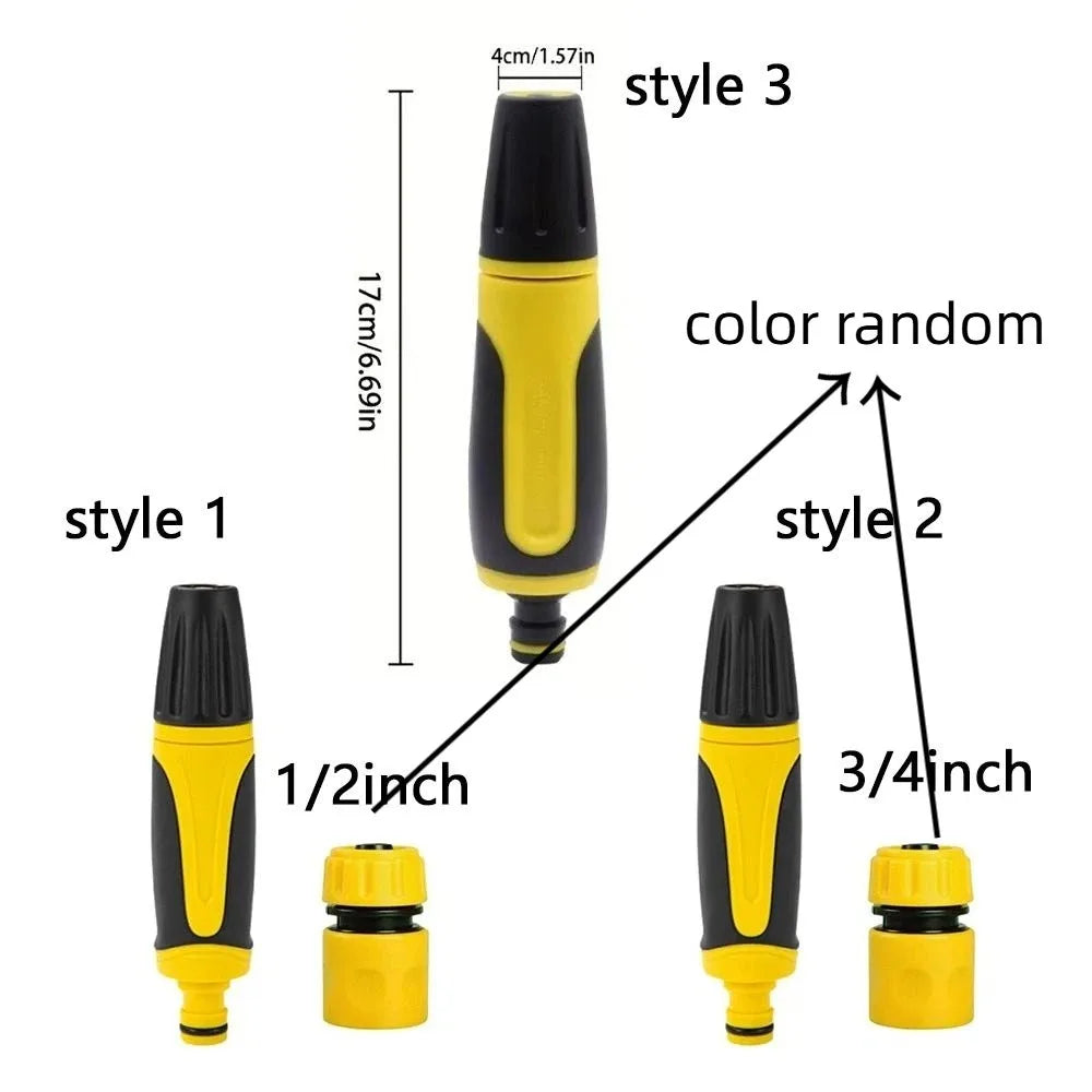 Adjustable High-Pressure Garden Hose Nozzle | Watering & Pet Wash