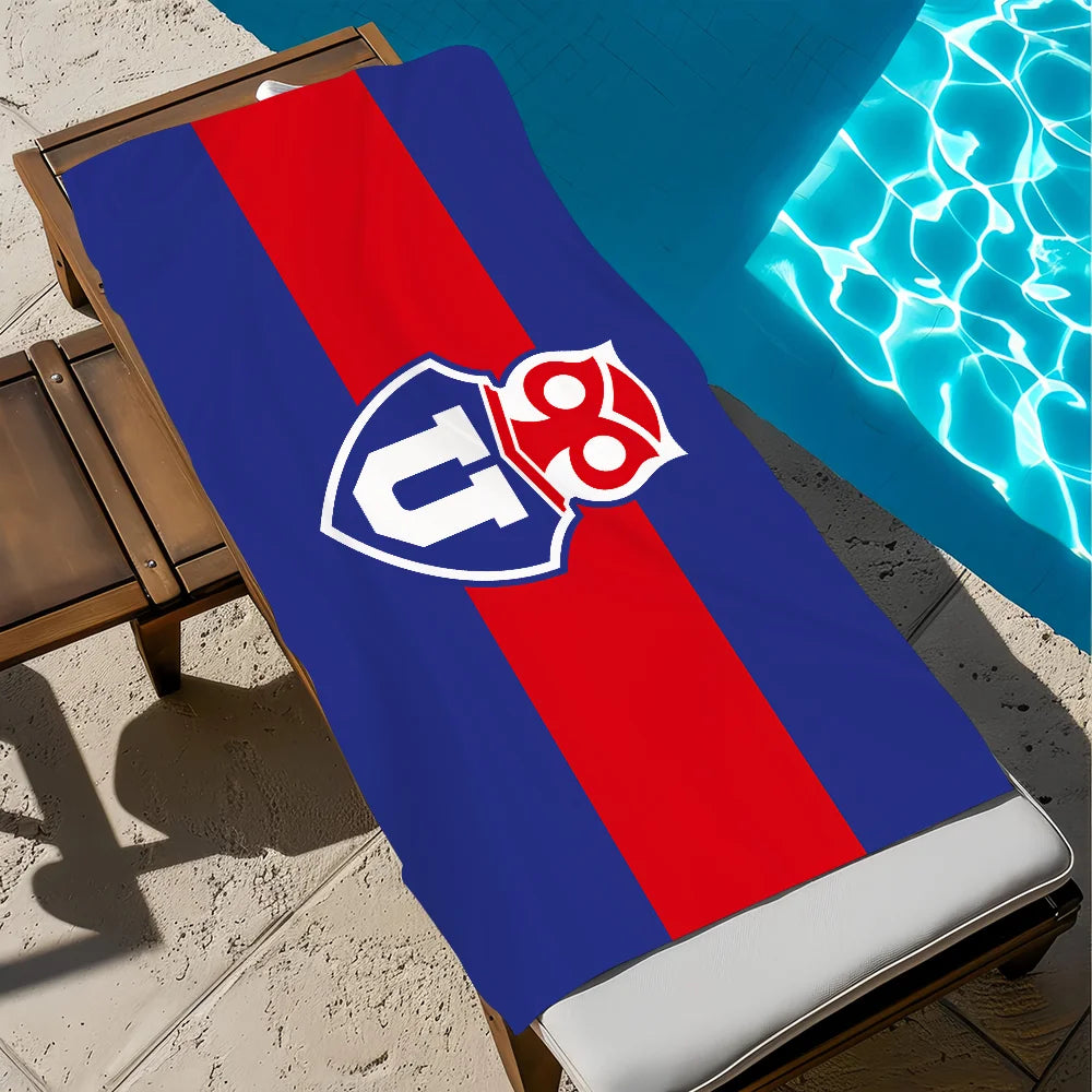 Chile University Football Quick-Dry Sports Beach Towel Sports Beach Towel Peaceful Pleasures Health and Wellness z1 STJ40x70CM
