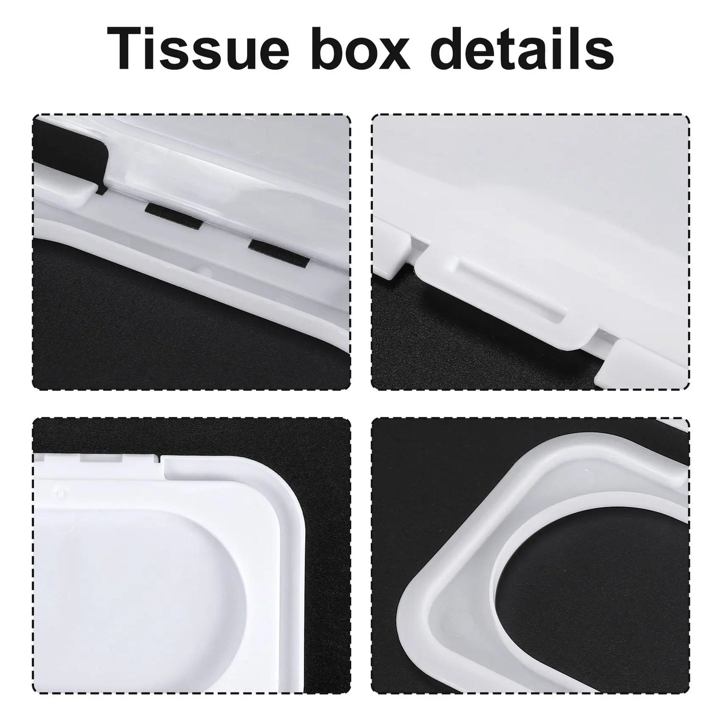 10-Pack Reusable Baby Wet Wipes Lid Cover | Tissue Box Cap
