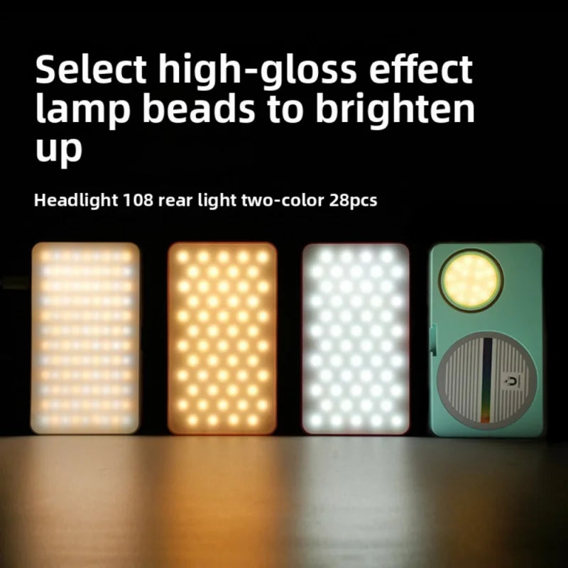SHINEKNOT Magnetic LED Fill Light | Double-Sided Dimmable 10W