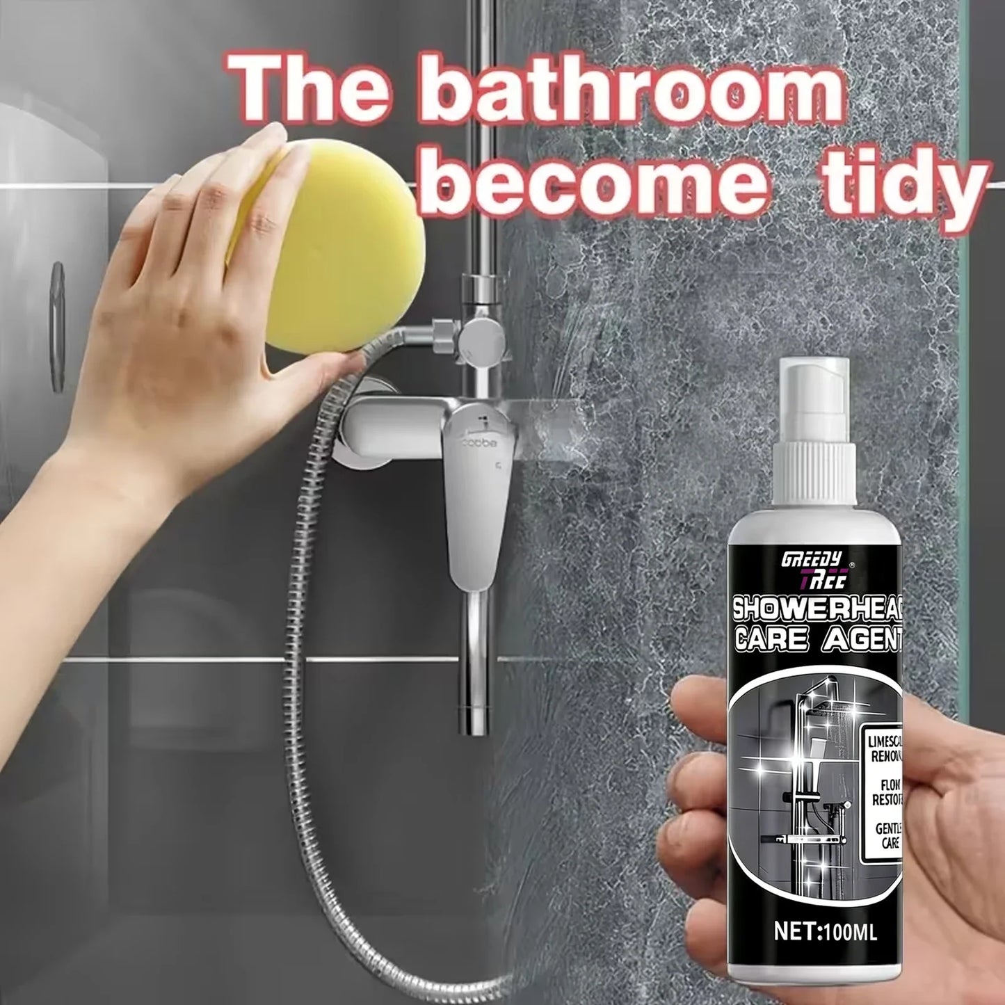 100ml Shower Head Cleaner & Limescale Remover | Restores Flow