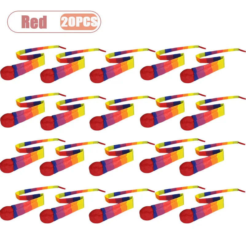 Rainbow Meteor Ball Set 1–20 PCS | Soft Tail Throwing Catching Toy