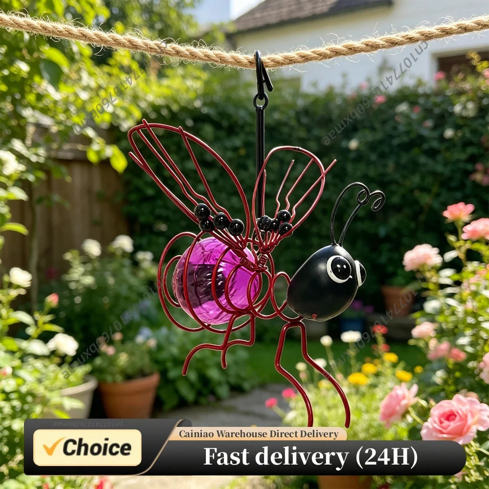 Bee Solar Lights Waterproof Decorative Simulation Bumble Solar Light for Party Festivals Garden Decor Birthday Gifts Peaceful Pleasures Health and Wellness