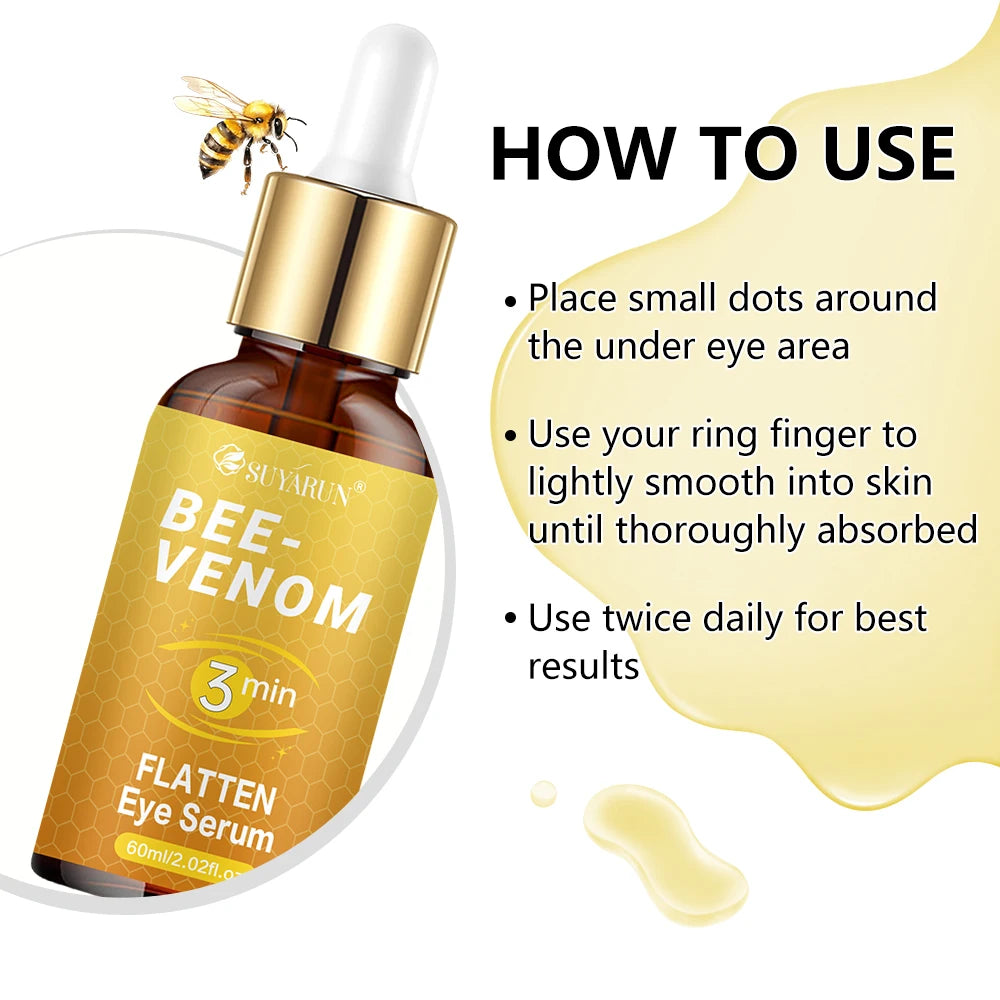 SUYARUN Bee Venom Facial Serum Anti-Aging Firming Essence for Wrinkle Reduction And Youthful Glow. Peaceful Pleasures Health and Wellness