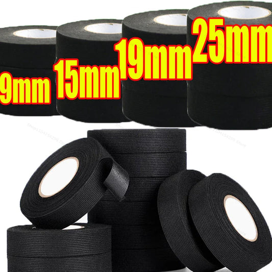 Black Automotive Cloth Tape – Heat & Waterproof Flannel Fabric Automotive Cloth Tape Oasis Select