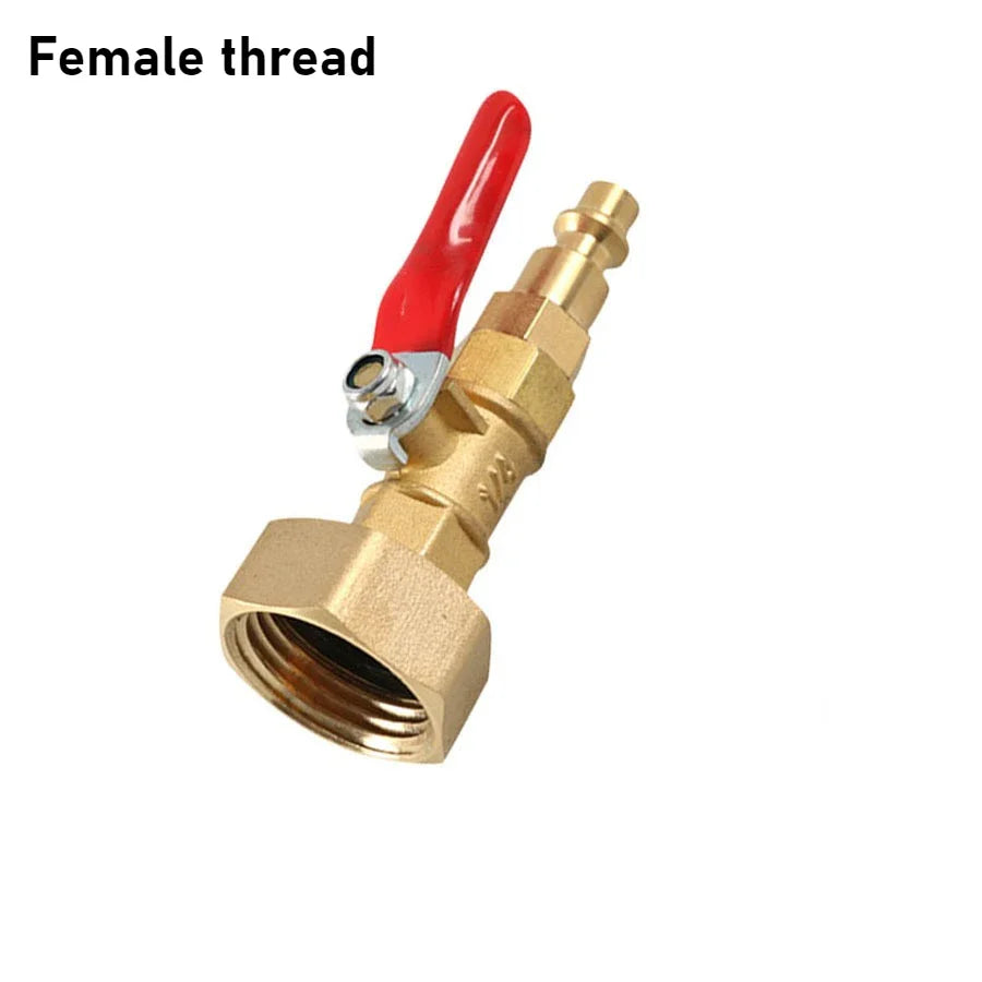 Brass 3/4" Male Thread Quick Connect Fitting – Explosion-Proof