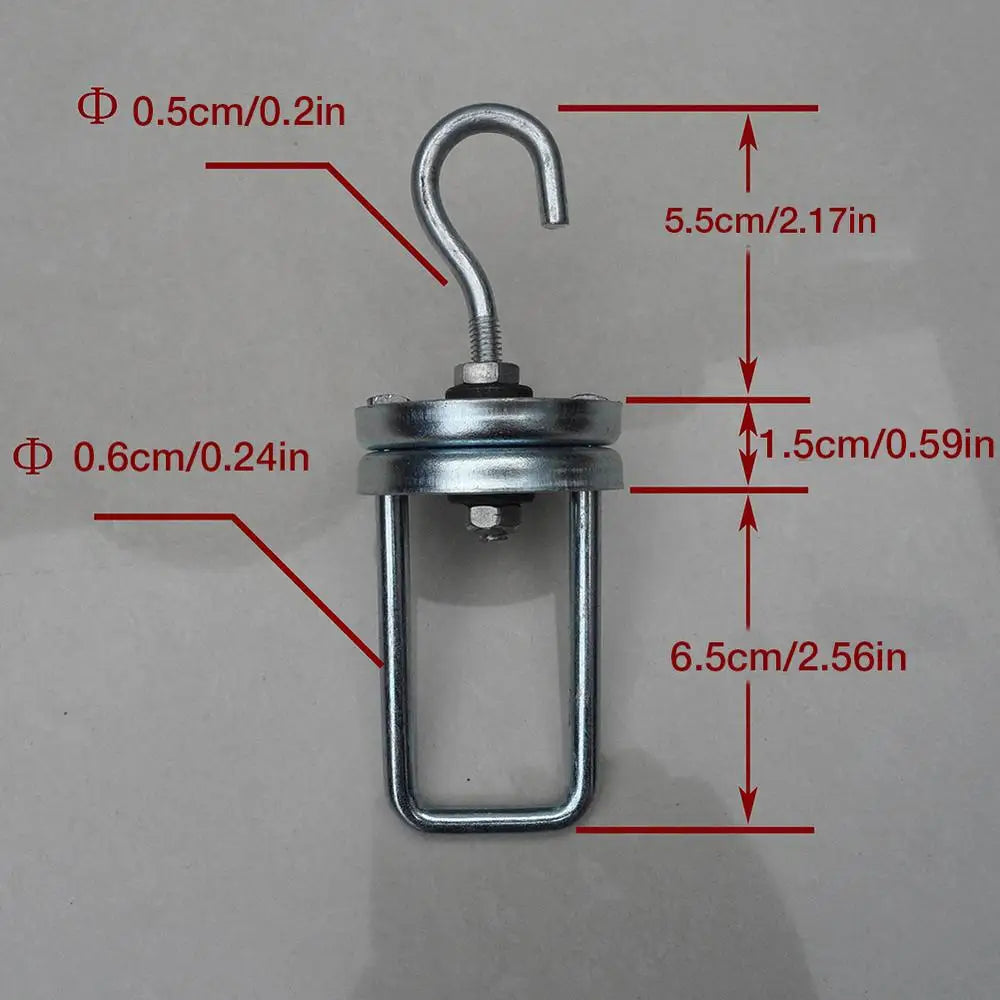 Heavy Duty Rotating Spinner Hook – Powder Coating Swivel Steel