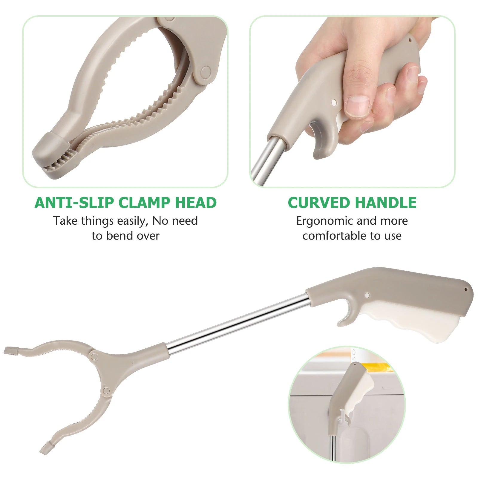 Garbage Picking Pliers Grabber Tool Gripper Extender Hand Tool Litter Reachers Picker Clamp Garbage Grabber Pick Up Hand Tools Peaceful Pleasures Health and Wellness