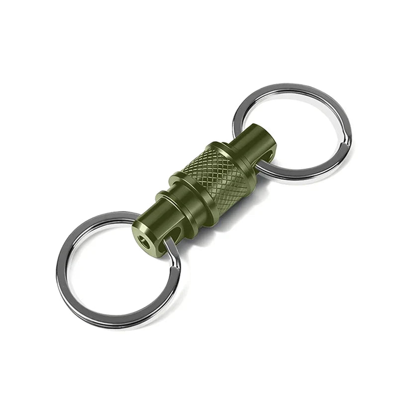 360° Quick-Release Aluminum Keychain Clip | Bag Organizer