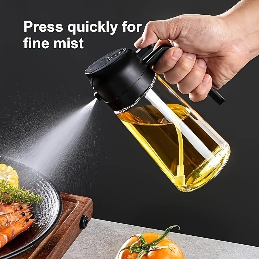 Oil Spray Bottle 200/300/500ml – Kitchen & BBQ Cooking Sprayer