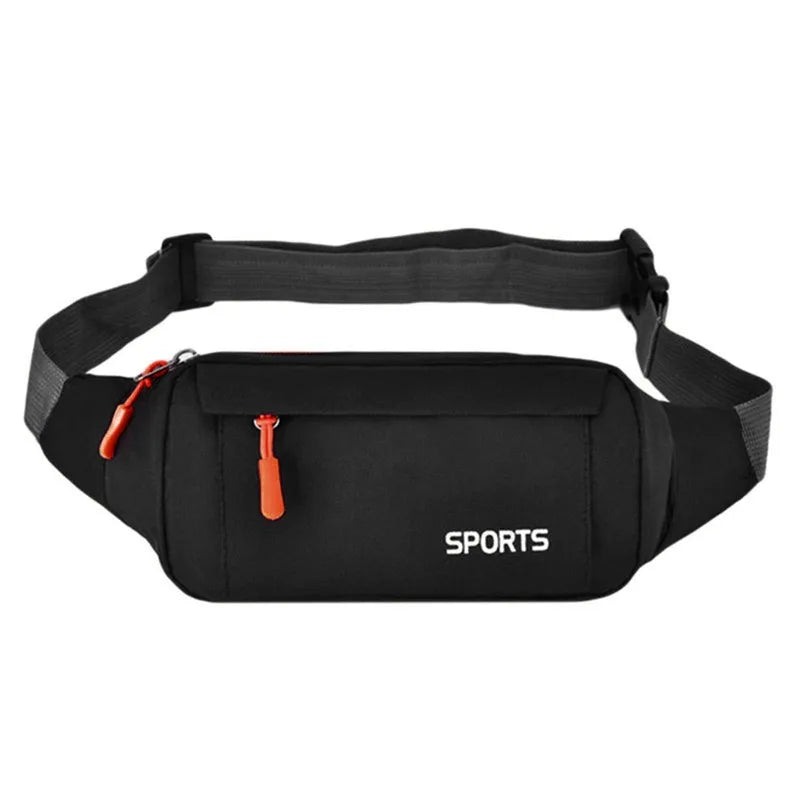 Canvas Fanny Pack Belt Bag – 3 Pockets, Men & Women