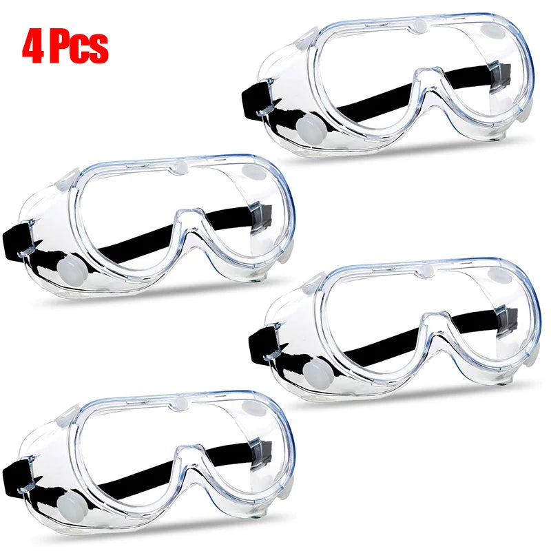 Anti-Fog Safety Goggles | Clear Polycarbonate Protective Eyewear