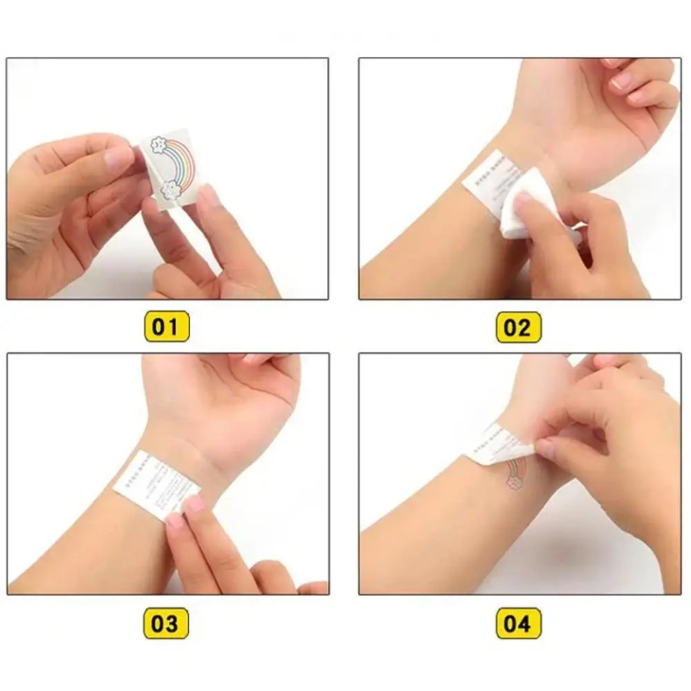 Anime Cosplay Temporary Tattoo Stickers – Face & Body Art