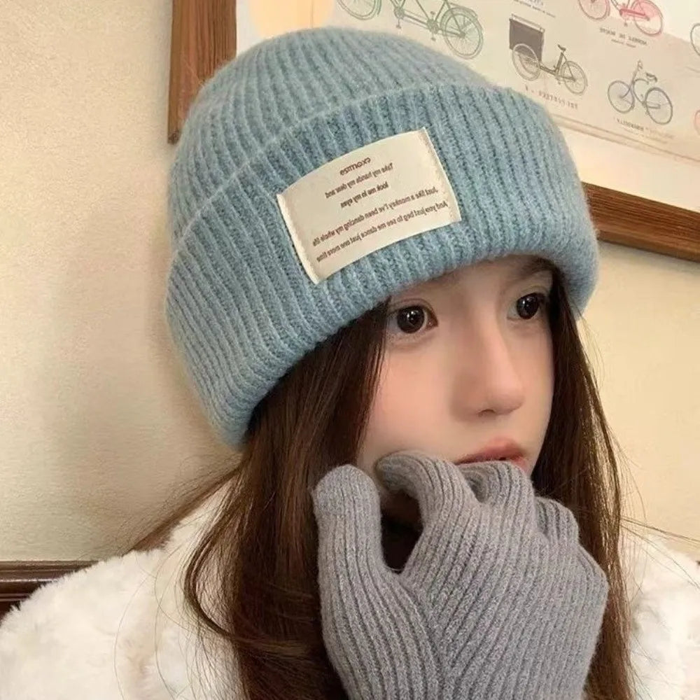 Winter Knitted Beanie Hat | Warm Windproof Ear Protection Cap