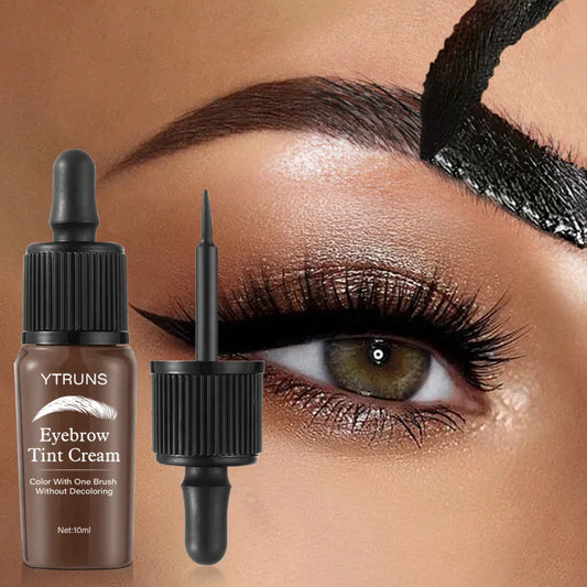 YTRUNS Peel Off Eyebrow Tint Cream – Waterproof Long Lasting Peel Off Brow Tint Oasis Select