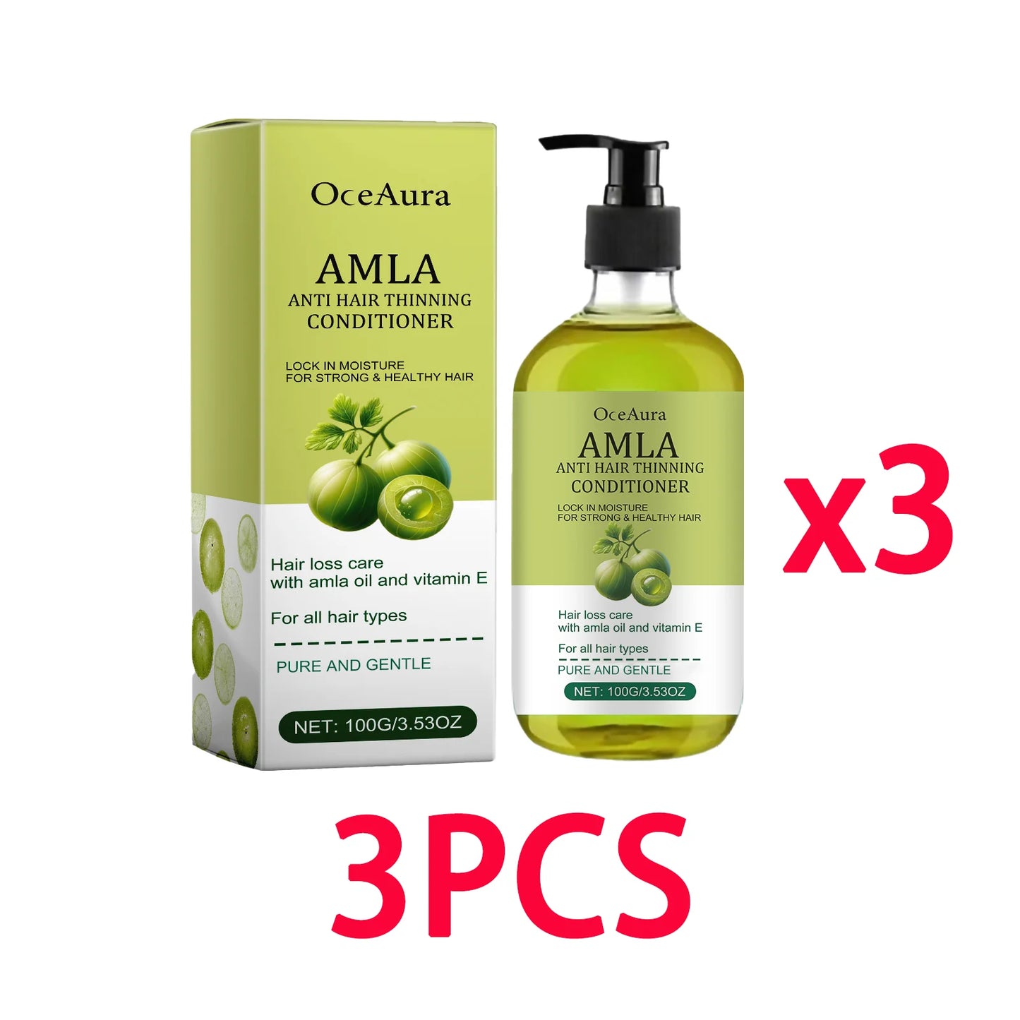 OceAura Amla Oil Conditioner – Moisturizing & Smoothing Hair Mask