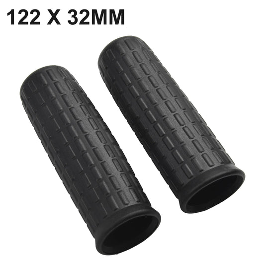 Wheelbarrow Rubber Handles Round Tubes Black Replacement Anti Slip Peaceful Pleasures Health and Wellness