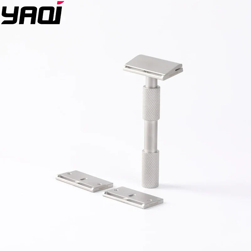 YAQI Aileron GEM Safety Razor – 3 Plates, 316 Stainless Steel