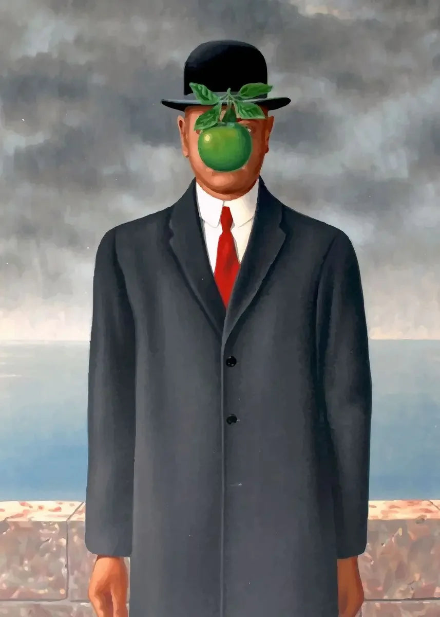Rene Magritte Surrealist Canvas Wall Art Print | Unframed Poster