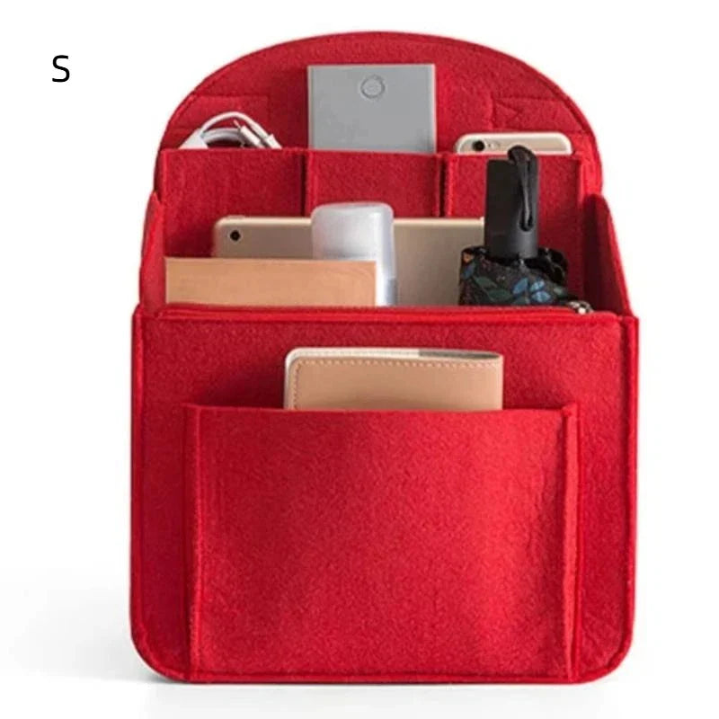 Felt Bag Insert Organizer – Multi-Pocket Travel Divider
