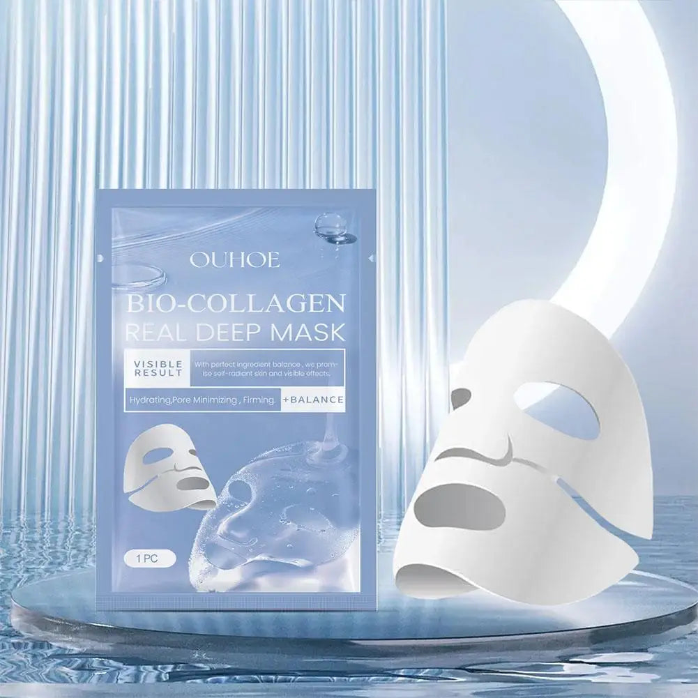 eelhoe Bio-Collagen Deep Rejuvenating Face Mask – Moisturizing Brightening Peel-Off Collagen Film Mask for Women Peaceful Pleasures Health and Wellness