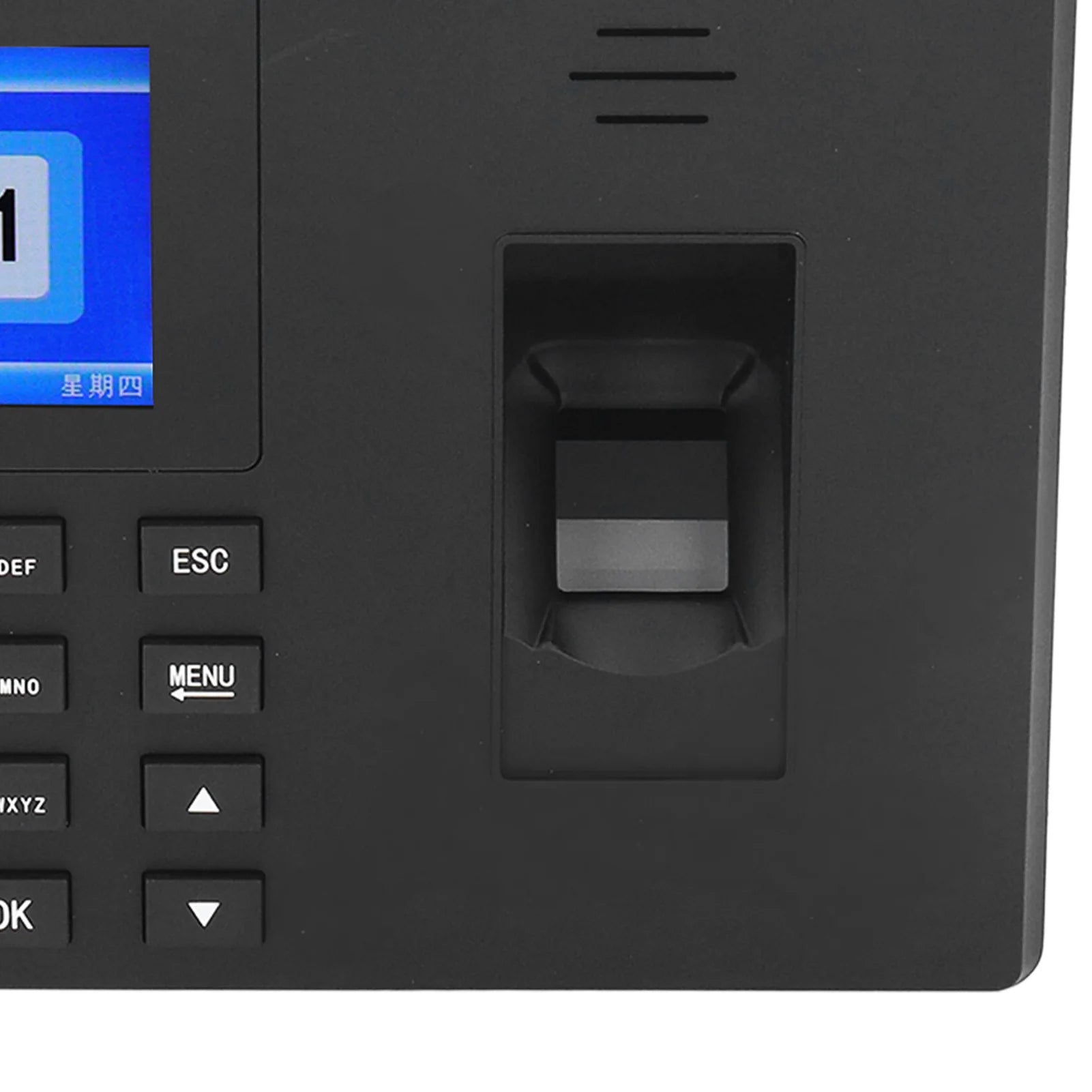 Fingerprint Time Attendance Machine Employee Checking in Recorder USB 100‑240V Voice Reminder High Accuracy ABS for Restaurant Peaceful Pleasures Health and Wellness