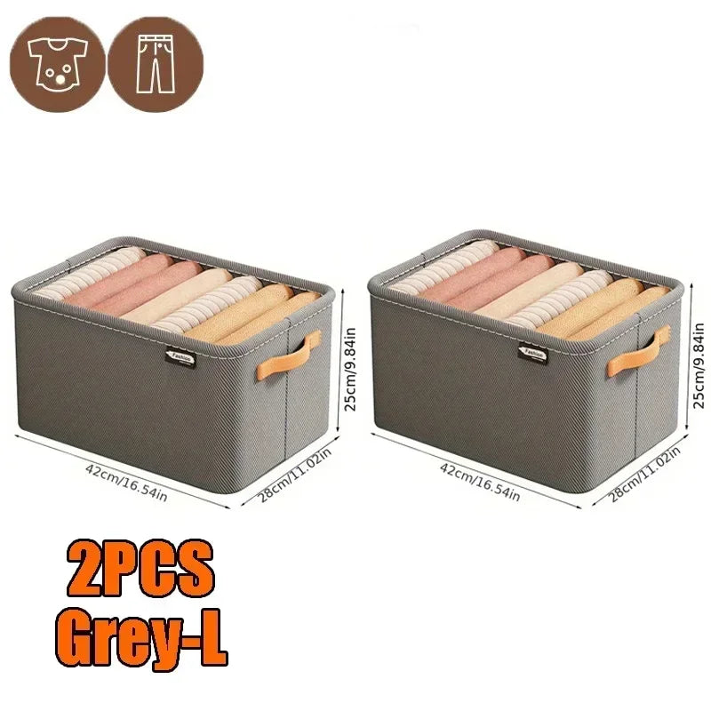 Foldable Clothes Storage Box – Wardrobe & Drawer Organizer
