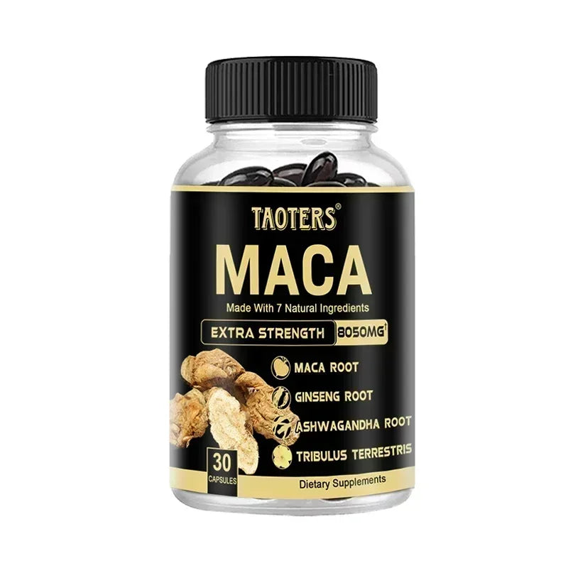 Black Maca Root Capsules – Energy, Stamina & Muscle Support
