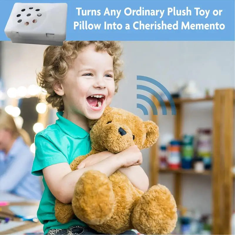 Voice Box for Stuffed Animal Mini Square Voice Recording Device Sound Module Plush Toy Voice Message Recorder Toy Voice Box Peaceful Pleasures Health and Wellness