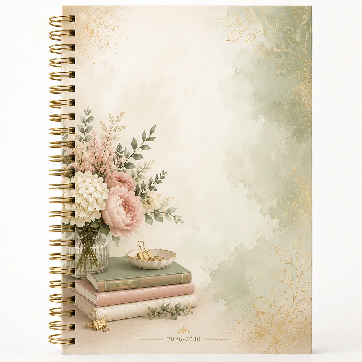 2026-2030 Monthly Planner Journal A5 Spiral-bound Life Organizer