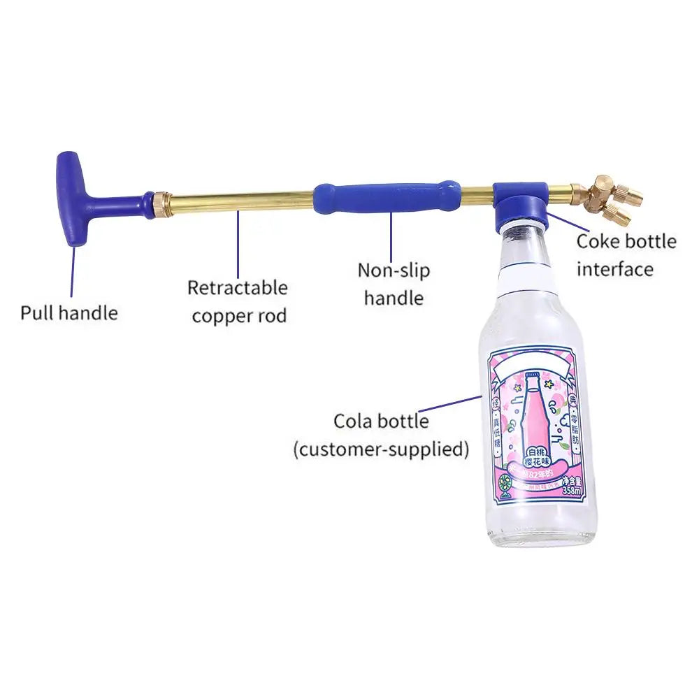 Copper Double Nozzle Rotating Garden Sprayer – Pump Bottle