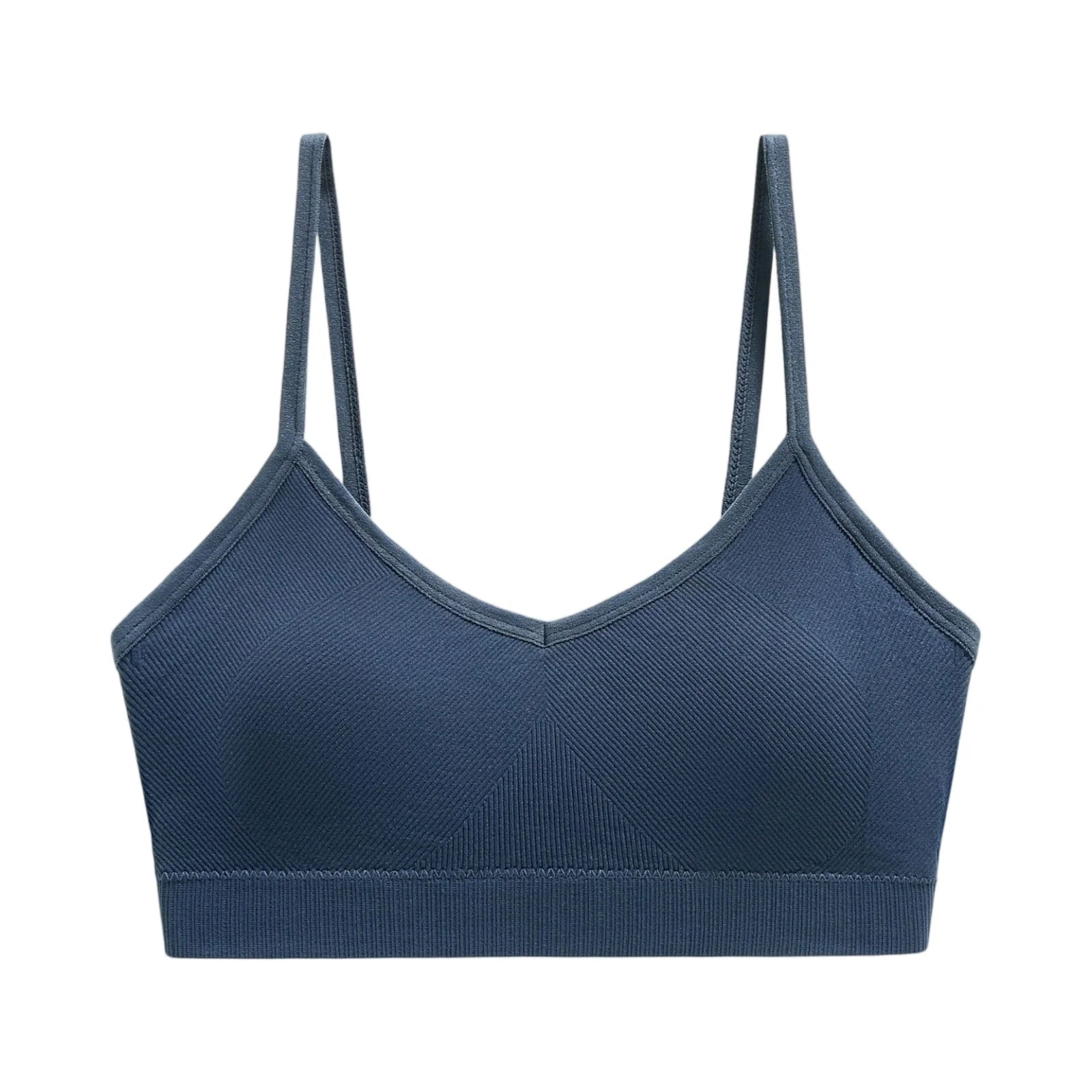 Solid-color Sports Bra Yoga And Fitness Vest With Shoulder Straps On The Back For a Beautiful Back Women's Sportswear Peaceful Pleasures Health and Wellness