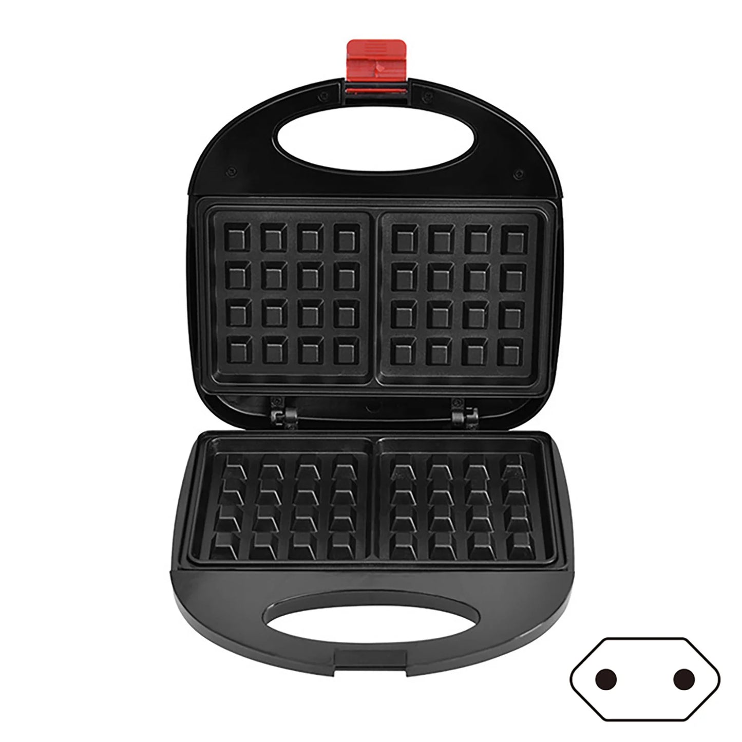 750W Non-Stick Sandwich & Waffle Maker Press | Countertop