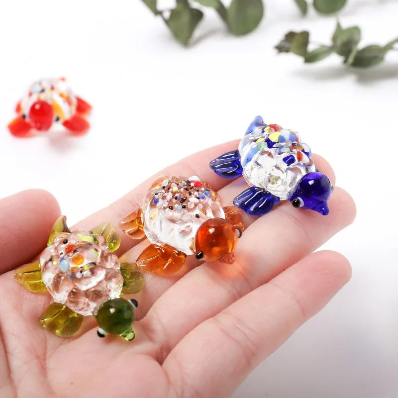 Attractive Miniature Handicraft Long Lasting Miniature Decor Adorable Decorative Wear-resistant Glass Mini Figures Home Decor Peaceful Pleasures Health and Wellness