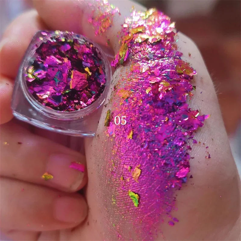 Holographic Duochrome Eyeshadow | MultiChrome Shifting Pigment