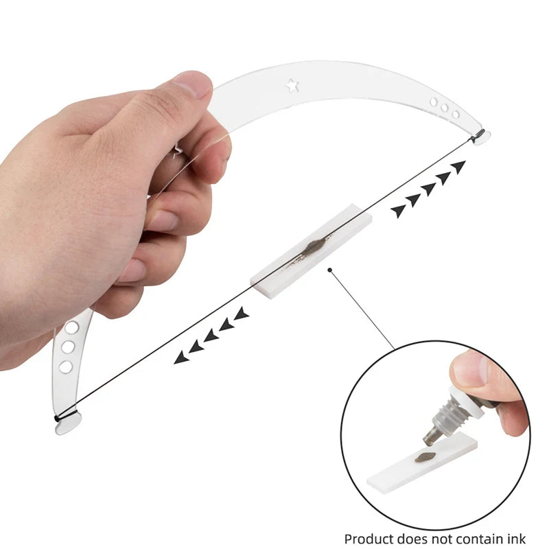Microblading Brow Mapping Ruler Kit – Bow & Arrow PMU Tool